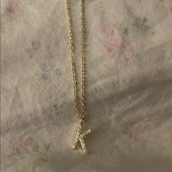 Tabitha Webb Letter K Necklace 